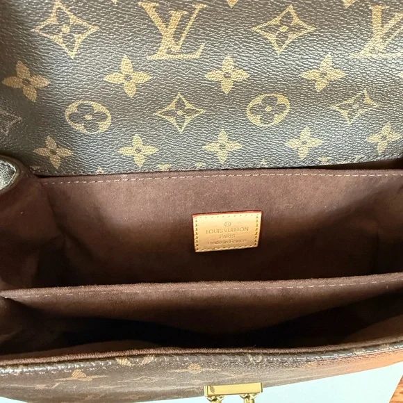 Lookalike Brown Monogram Crossbody Bag - Picture 5 of 7